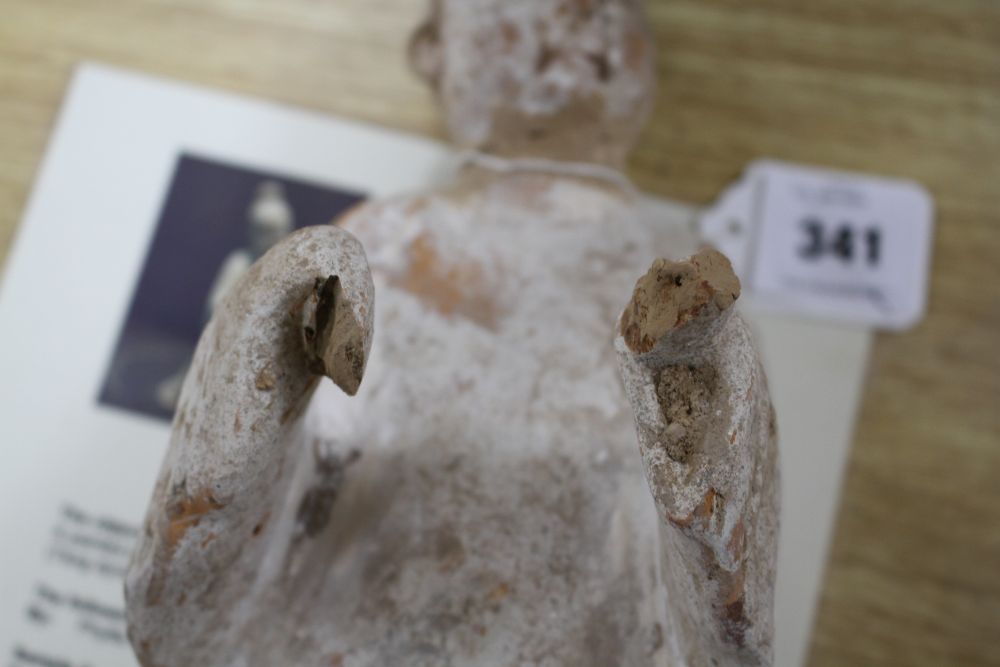A Chinese Tang dynasty figure of a man